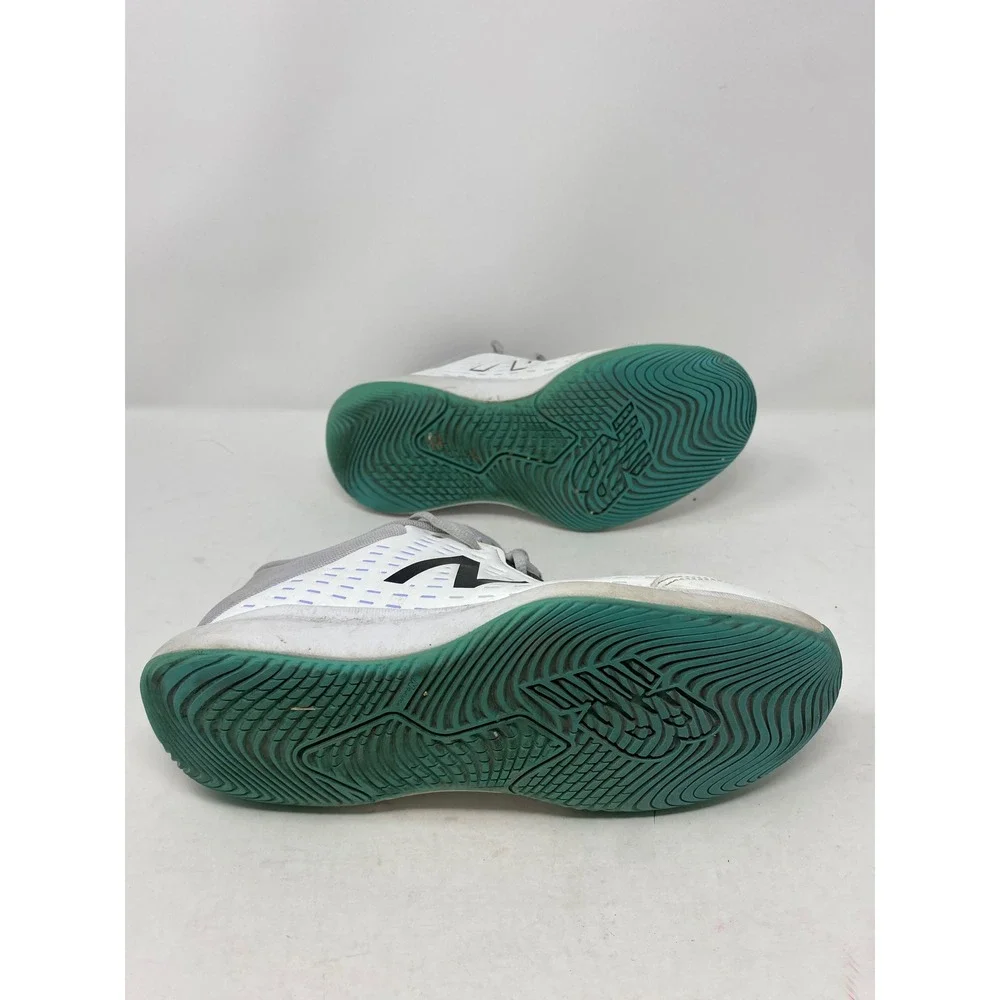 New Balance 696v4 Womens Tennis Shoes White Grey Teal WCH696D4 Size 8 Wide